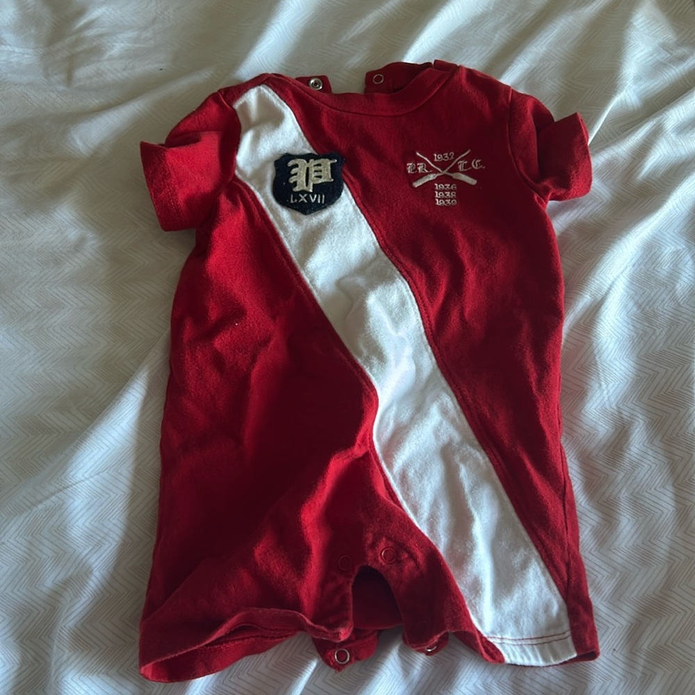 Unisex Ralph Lauren Onesie - 3 Months